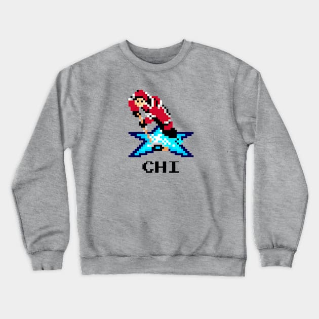 16-Bit Ice Hockey - Chicago Crewneck Sweatshirt by The Pixel League